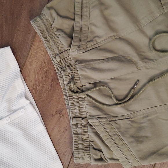 7 for All Mankind - Olive green Draw-string Utility pants. Size: Med - Picture 2 of 9